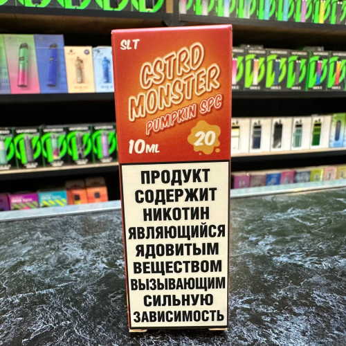 Jam Monster Custard Salt - Pumpkin Spice - Заварной крем с тыквой и специями 10мл. - 20мг/мл. купить в Минске