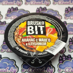 Смесь для кальяна Brusko Bit - Ананас с манго и клубникой - 20гр.