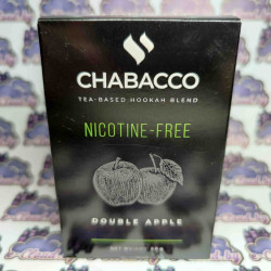 Смесь для кальяна Chabacco Nicotine free - Двойное яблоко - 50гр.