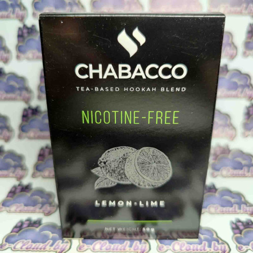 Смесь для кальяна Chabacco Nicotine free - Лимон-лайм - 50гр. купить