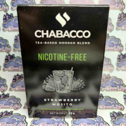 Смесь для кальяна Chabacco Nicotine free - Клубничный мохито - 50гр.
