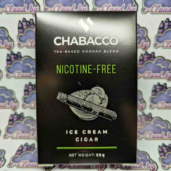Смесь для кальяна Chabacco Nicotine free - Мороженное с сигарой - 50гр.