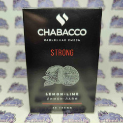 Смесь для кальяна Chabacco Strong - Лимон-лайм - 50гр.