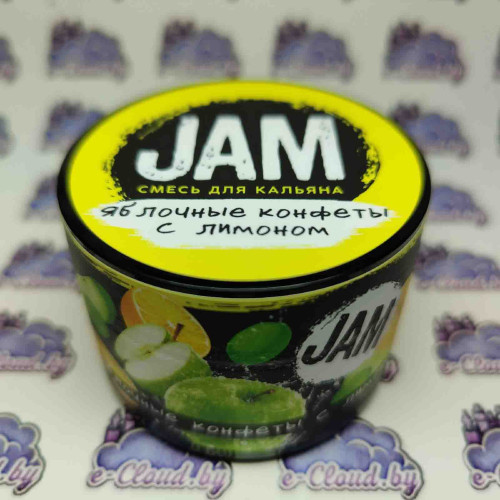 Смесь для кальяна Jam - Яблочные конфеты с лимоном - 50гр. купить