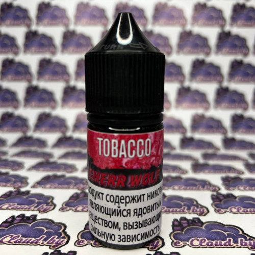 Black Tobacco Salt - Cerry Wolf - С оттенком вишни и трубки 30мл. - 20мг/мл. Strong купить в Минске
