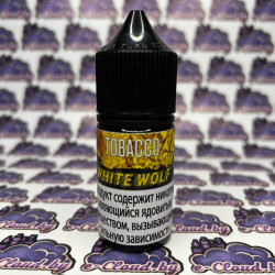 Black Tobacco Salt - White Wolf - Табак и персик 30мл. - 20мг/мл. Strong