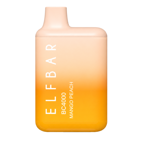 Одноразовый парогенератор Elf Bar BC4000 - Манго Персик - 20мг/мл. Одноразовый парогенератор Elf Bar BC4000 - Манго Персик - 20мг/мл.