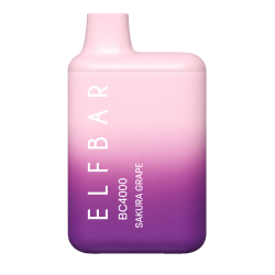 Одноразовый парогенератор Elf Bar BC4000 - Сакура Виноград - 20мг/мл.