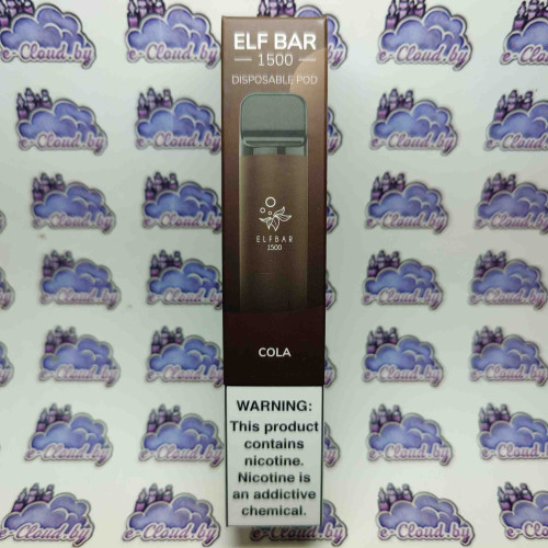 Одноразовый парогенератор Elf Bar 1500 (Оригинал) - Кола - 50мг/мл. купить