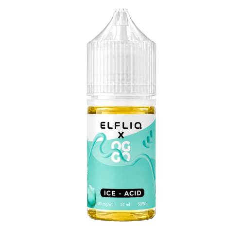 Солевая жидкость Elfliq OGGO — Кислые грейпфрут и маракуйя, 27 мл, 20 мг/мл Солевая жидкость Elfliq OGGO — Кислые грейпфрут и маракуйя, 27 мл, 20 мг/мл