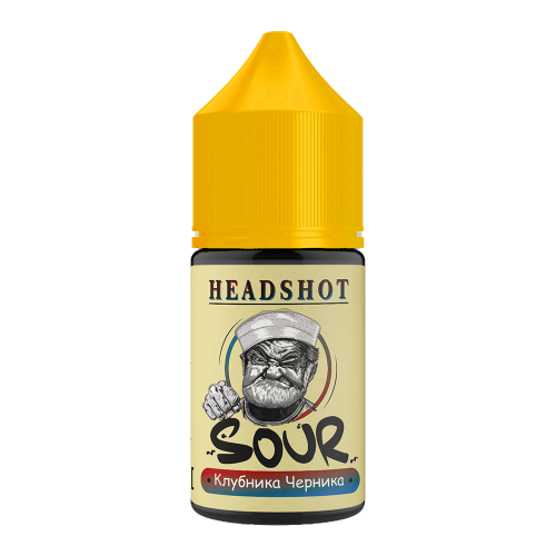 Headshot Sour Salt - 5 - Клубника, черника 30мл. - 20мг/мл. купить в Минске