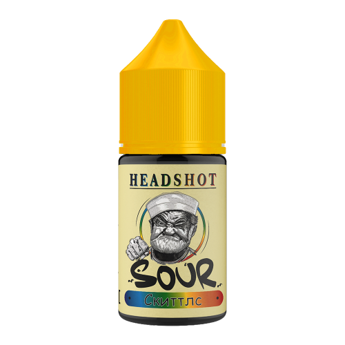 Солевая жидкость Headshot Sour Salt №7 — Кислые фруктовые драже, 30 мл, 20 мг/мл Солевая жидкость Headshot Sour Salt №7 — Кислые фруктовые драже, 30 мл, 20 мг/мл