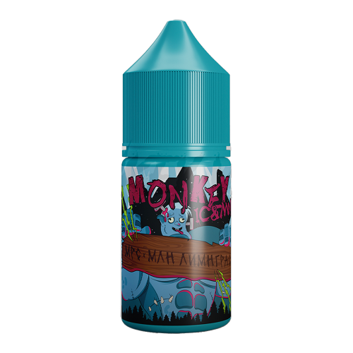 Monkey Vape Ice&Mnt Salt - 11 - Морс малина лемонграс 25мл. - 20мг/мл. купить в Минске