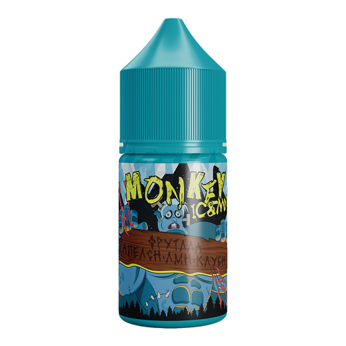 Солевая жидкость Monkey Vape Ice&Mnt Salt №16 — Апельсин, лимон и клубника, 25 мл, 20 мг/мл Солевая жидкость Monkey Vape Ice&Mnt Salt №16 — Апельсин, лимон и клубника, 25 мл, 20 мг/мл