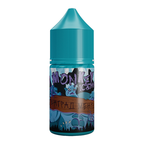 Солевая жидкость Monkey Vape Ice&Mnt Salt №5 — Виноград и ментол, 25 мл, 20 мг/мл Солевая жидкость Monkey Vape Ice&Mnt Salt №5 — Виноград и ментол, 25 мл, 20 мг/мл