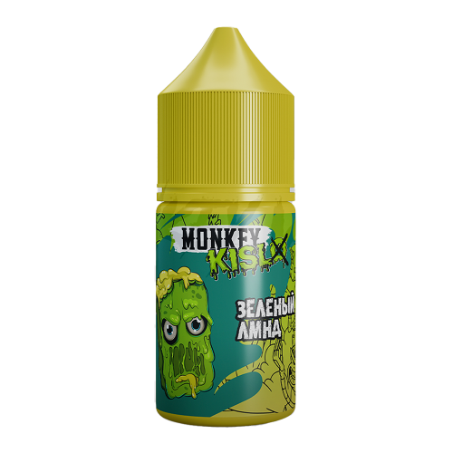 Monkey Vape Kislo Salt - 1 - Кислый Зеленый Лимонад 25мл. - 20мг/мл. купить в Минске