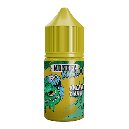 Monkey Vape Kislo Salt - 10 - Кислая Мята с Лимоном 25мл. - 20мг/мл. Monkey Vape Kislo Salt - 10 - Кислая Мята с Лимоном 25мл. - 20мг/мл.