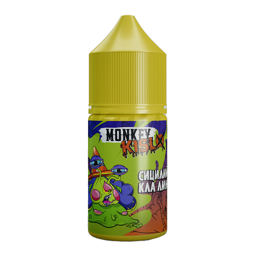 Monkey Vape Kislo Salt - 11 - Кислая Сицилийская Кола с Лимоном 25мл. - 20мг/мл. Monkey Vape Kislo Salt - 11 - Кислая Сицилийская Кола с Лимоном 25мл. - 20мг/мл.