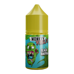 Monkey Vape Kislo Salt - 12 - Кислый Зеленый Виноград 25мл. - 20мг/мл.