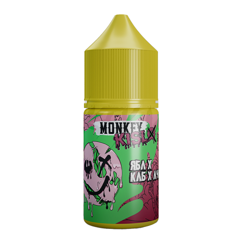 Monkey Vape Kislo Salt - 4 - Кислое Яблоко-Клубника-Личи 25мл. - 20мг/мл. купить в Минске