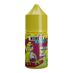 Monkey Vape Kislo Salt - 7 - Кислый зеленый Банан с Вишней 25мл. - 20мг/мл.