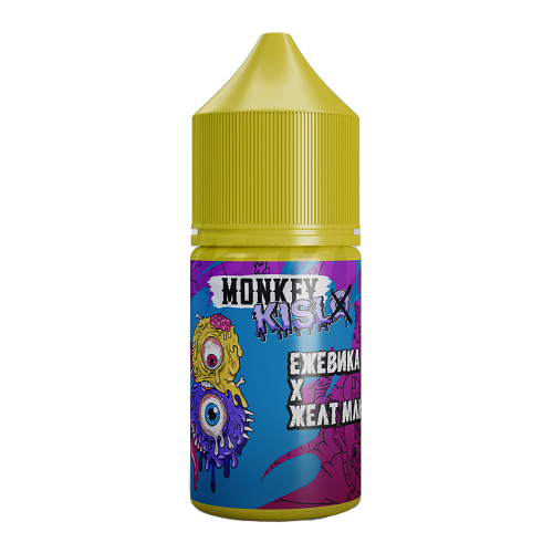 Monkey Vape Kislo Salt - 9 - Кислая Ежевика с Желтой Малиной 25мл. - 20мг/мл. купить в Минске