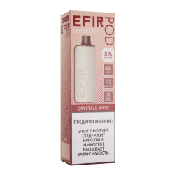 Одноразовый парогенератор Efir Pod 8000 (Crystall) - Cranberry Lemonade Ice - 20мг/мл. Strong