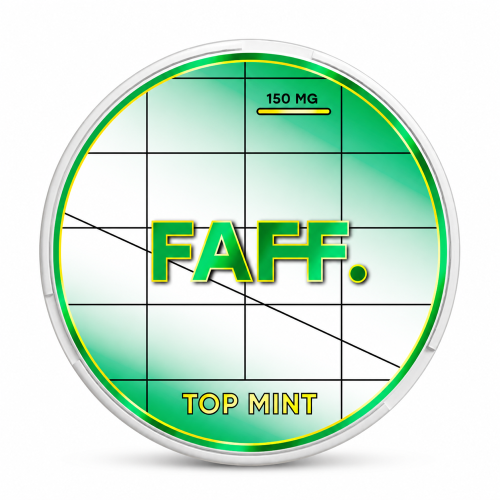 Жевательная смесь Faff - Топовая мята - 150мг/г. Жевательная смесь Faff - Топовая мята - 150мг/г.