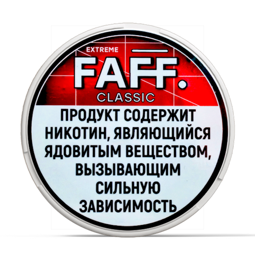 Жевательная смесь Faff — Клубничная жвачка, 11 мг/г Жевательная смесь Faff — Клубничная жвачка, 11 мг/г