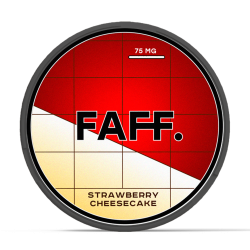 Жевательная смесь Faff - Клубничный чизкейк - 75мг/г.