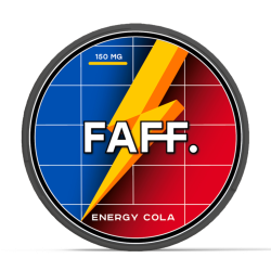 Жевательная смесь Faff - Энергетик, кола - 150мг/г.