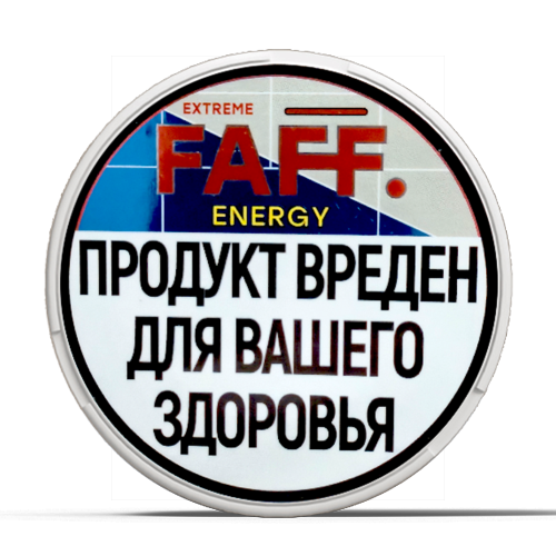 Жевательная смесь Faff — Энергетический напиток, 11 мг/г Жевательная смесь Faff — Энергетический напиток, 11 мг/г