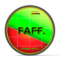 Жевательная смесь Faff - Яблоко - 75мг/г.