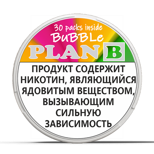 Жевательная смесь Plan B — Бабл-гам, 11 мг/г Жевательная смесь Plan B — Бабл-гам, 11 мг/г