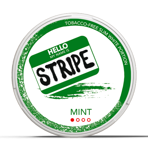 Жевательная смесь Stripe - Мята - 40мг/г. купить в Минске